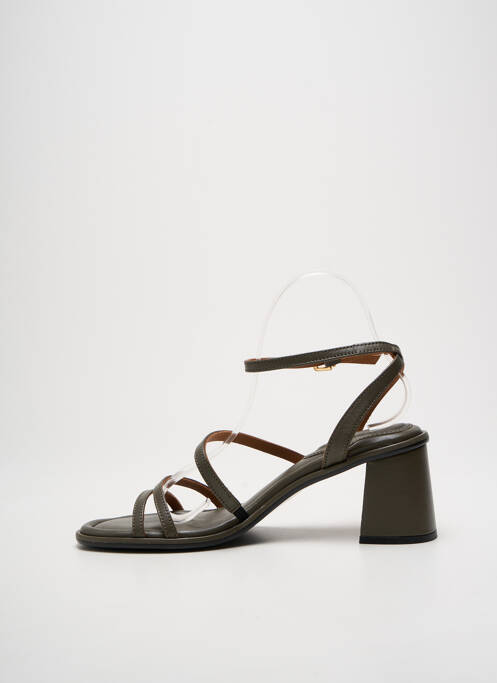 Sandale/Pantofi decupați verde BILLIBI femeie