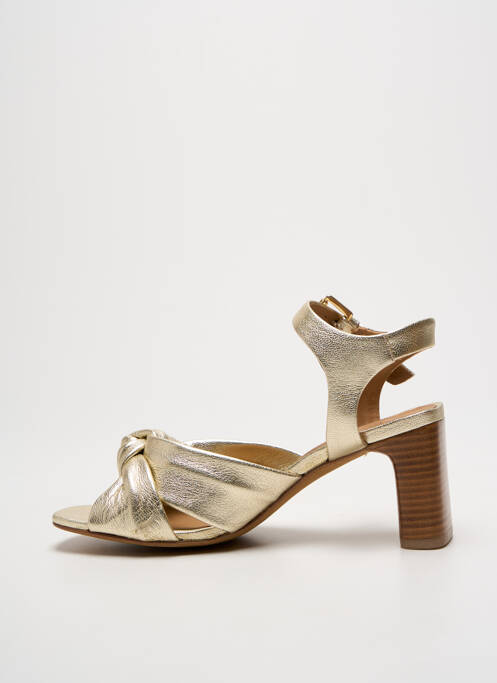 Sandale/Pantofi decupați auriu ANTHOLOGY femeie