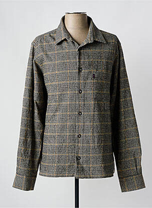 Cămașă cu mâneci lungi maro EDEN PARK bărbat