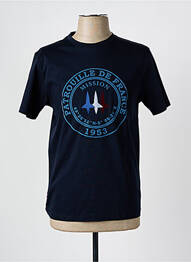 Tricou croială dreaptă mâneci scurte albastru PATROUILLE DE FRANCE bărbat