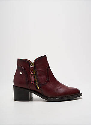 Botine/ghete material neted toc de 4 la 6 cm violet PIKOLINOS femeie