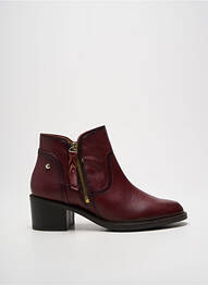 Botine/ghete material neted toc de 4 la 6 cm violet PIKOLINOS femme
