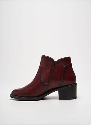Botine/ghete material neted toc de 4 la 6 cm violet PIKOLINOS femeie