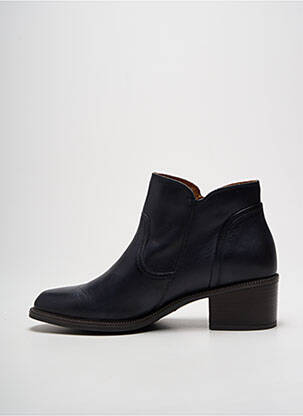 Botine/ghete material neted toc de 4 la 6 cm albastru PIKOLINOS femeie