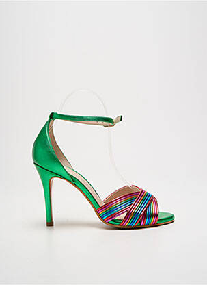 Pantofi cu toc verde LODI femeie