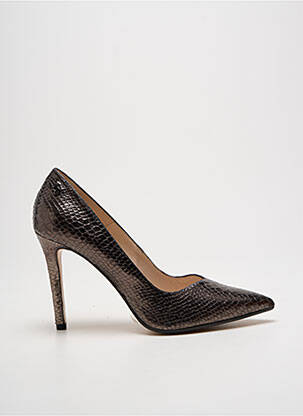 Pantofi cu toc maro LODI femeie