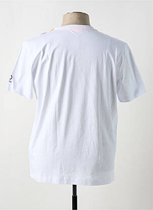 Tricou croială dreaptă mâneci scurte alb SUNS BOARDS bărbat