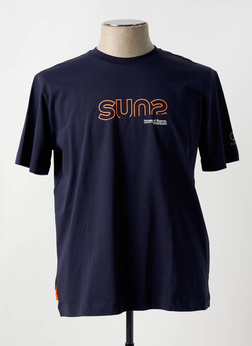 Tricou albastru SUNS BOARDS bărbat