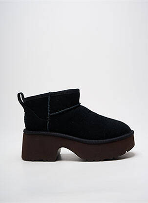 Botine/ghete umplută toc de 7 la 9 cm negru UGG femeie
