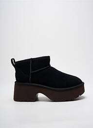 Botine/ghete umplută toc de 7 la 9 cm negru UGG femme