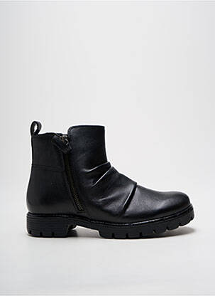 Botine/ghete material neted toc plat până la 3 cm negru ARA femeie