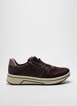 Adidași material neted toc de 4 la 6 cm violet ARA femeie