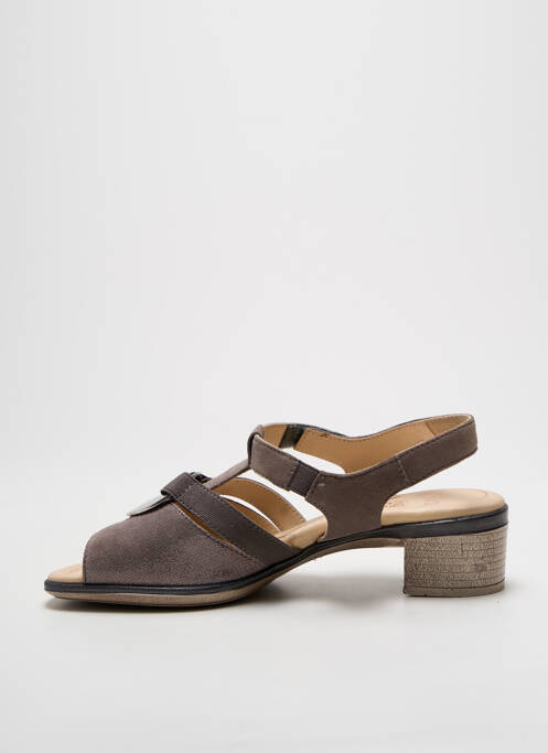 Sandale/Pantofi decupați gri ARA femeie