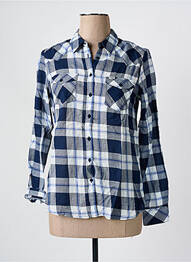 Cămașă imprimeu fantezie mâneci lungi albastru WRANGLER femme