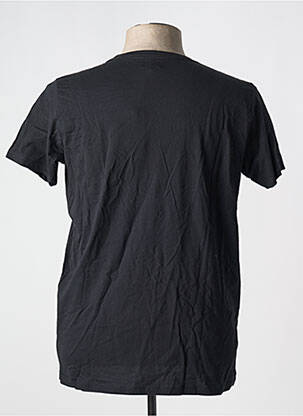 Tricou croială dreaptă mâneci scurte negru DIESEL bărbat