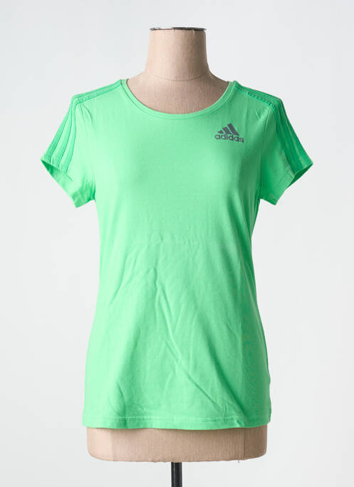 Tricou verde ADIDAS femeie