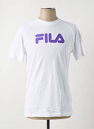 Tricou croială cambrată mâneci scurte violet FILA bărbat