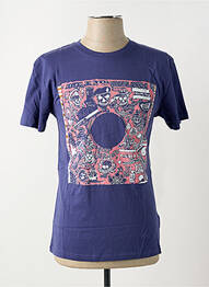 Tricou croială cambrată mâneci scurte violet VOLCOM homme