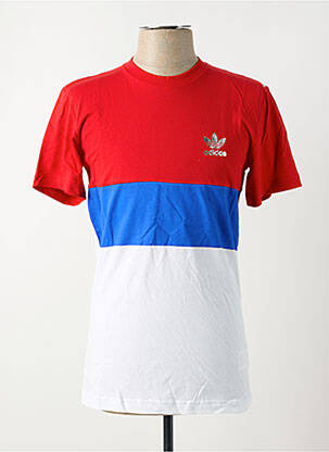 Tricou croială cambrată mâneci scurte roșu ADIDAS bărbat