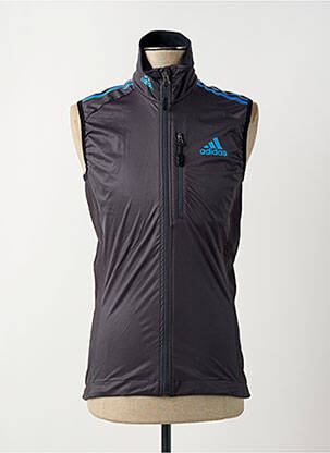 Jachete casual guler col înalt negru ADIDAS bărbat