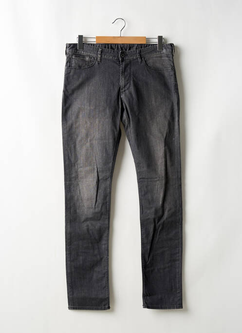 Blugi cu croială slim negru EMPORIO ARMANI bărbat