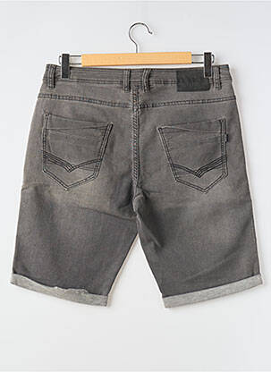 Bermudă țesătură denim gri DEELUXE bărbat