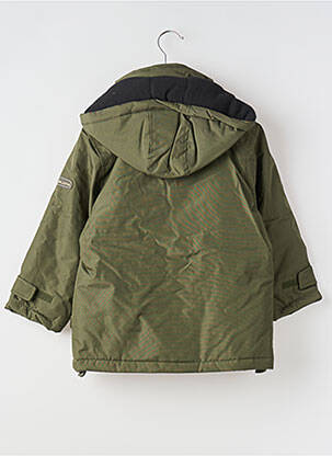Parka buzunare cu glugă verde WORLDFIVE băiat