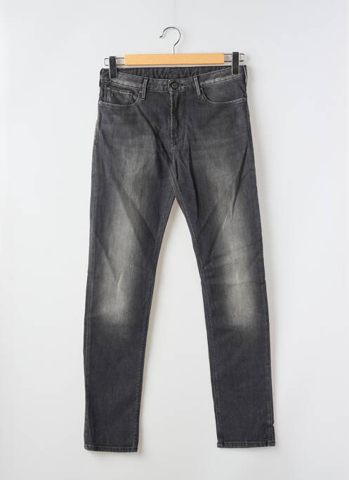 Blugi cu croială slim gri EMPORIO ARMANI femeie