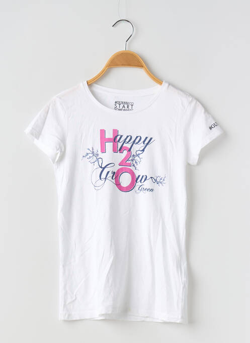 Tricou alb GUESS fată