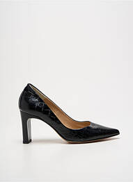 Pantofi cu toc toc pătrat toc de 7 la 9 cm negru PERLATO femme