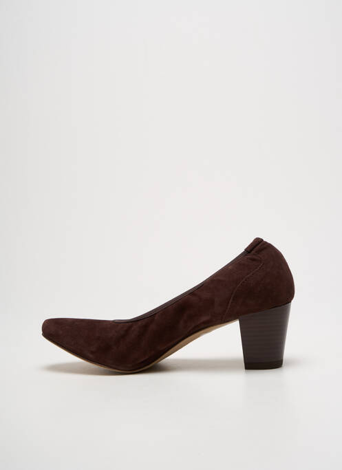 Pantofi cu toc maro PERLATO femeie