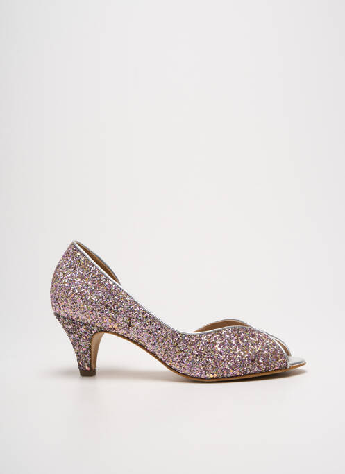 Pantofi cu toc argintiu QOO TUM femeie