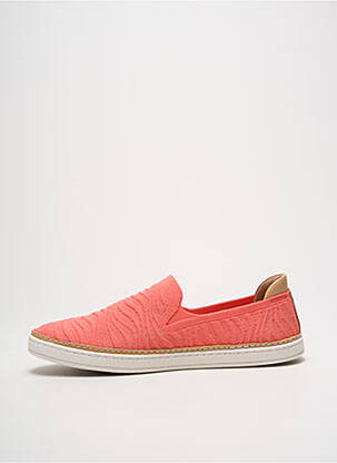 Slip-on-uri vârf rotund toc plat până la 3 cm roz UGG femeie