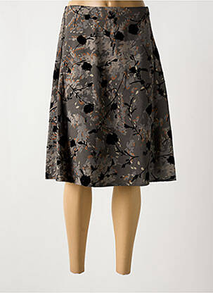 Fustă midi verde BLANC BOHEME femeie