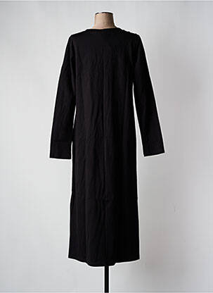 Rochie lungă mâneci lungi mâneci lungi negru BLANC BOHEME femeie