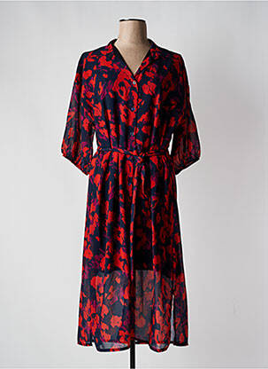 Rochie lungă roșu BLANC BOHEME femeie