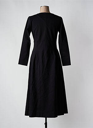 Rochie lungă mâneci lungi mâneci lungi negru BLANC BOHEME femeie