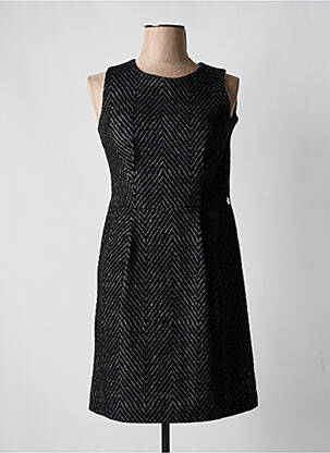 Rochie scurtă fără mâneci fără mâneci negru BLANC BOHEME femeie