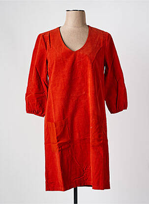 Rochie midi portocaliu BLANC BOHEME femeie