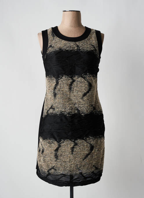 Rochie midi negru BLANC BOHEME femeie