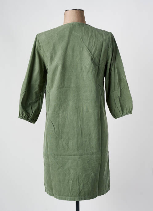 Rochie midi verde BLANC BOHEME femeie