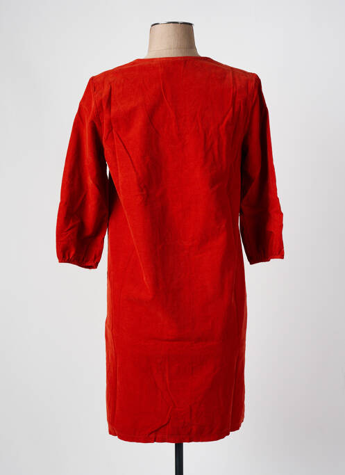 Rochie midi portocaliu BLANC BOHEME femeie