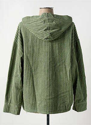 Jachete casual croială dreaptă verde BLANC BOHEME femeie