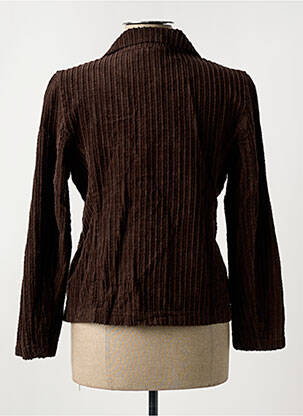 Sacou buzunare maro BLANC BOHEME femeie