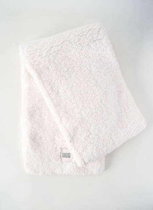 Eșarfă alb UGG femeie