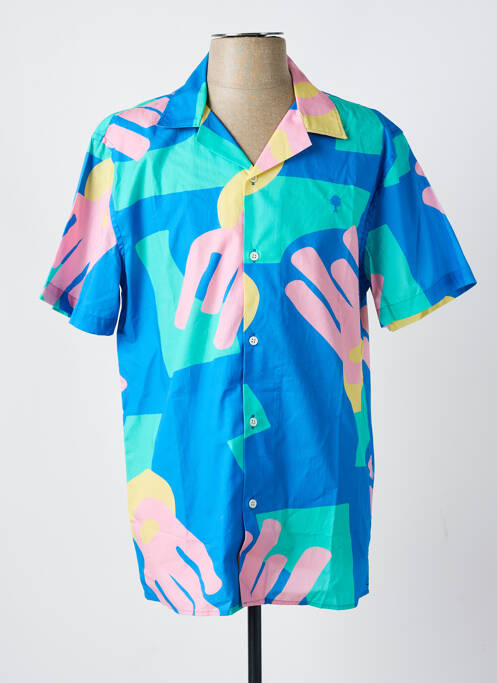 Cămașă cu mâneci scurte albastru FAGUO bărbat