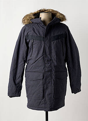 Parka mansete cu margini elastice cu glugă albastru JACK & JONES bărbat