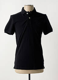 Polo broderie mâneci scurte negru REDWOOD bărbat