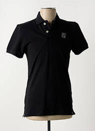 Polo croială cambrată mâneci scurte negru REDWOOD homme