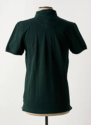 Polo broderie mâneci scurte verde REDWOOD bărbat